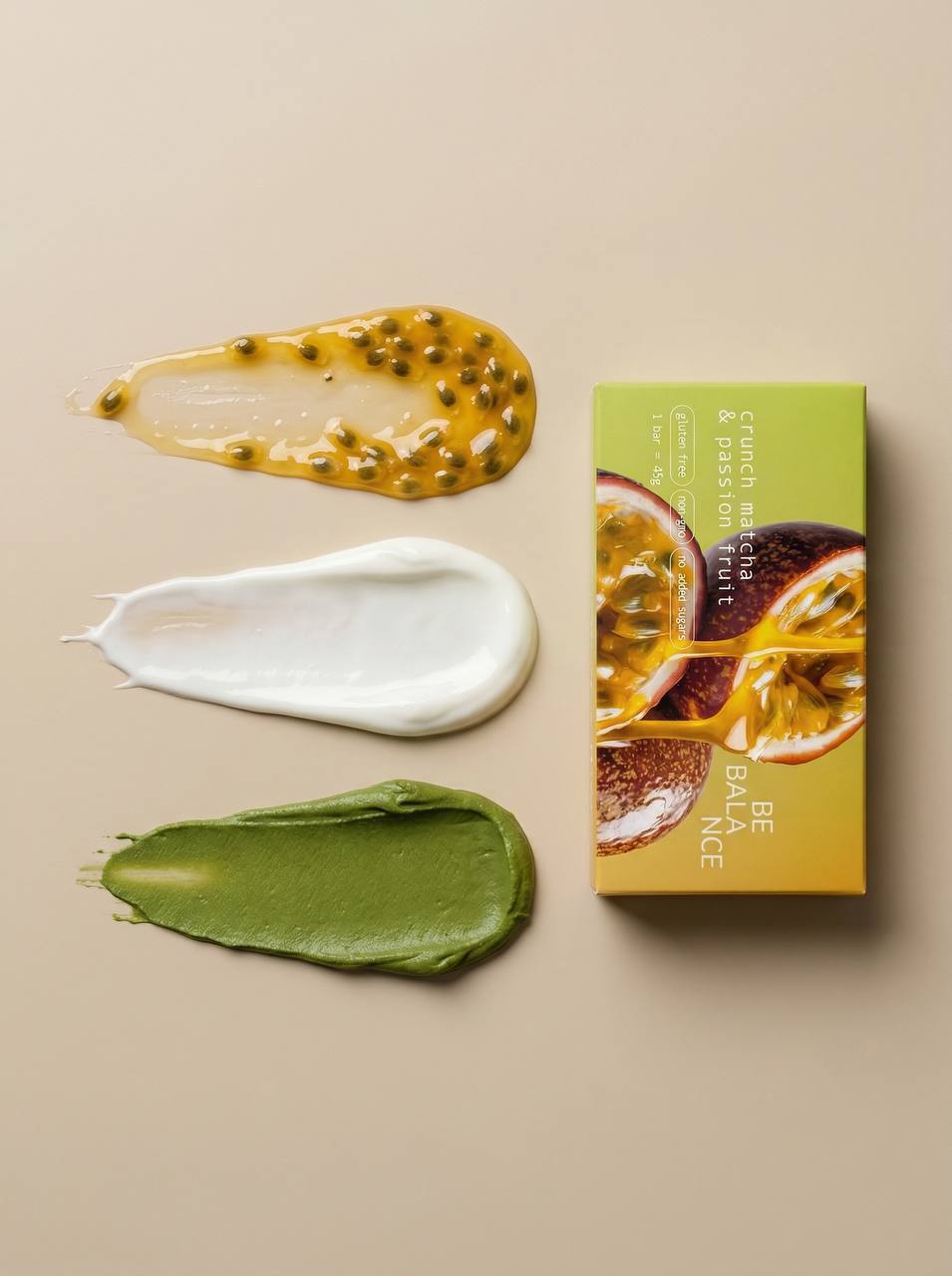 Crunch Matcha & Passion Fruit