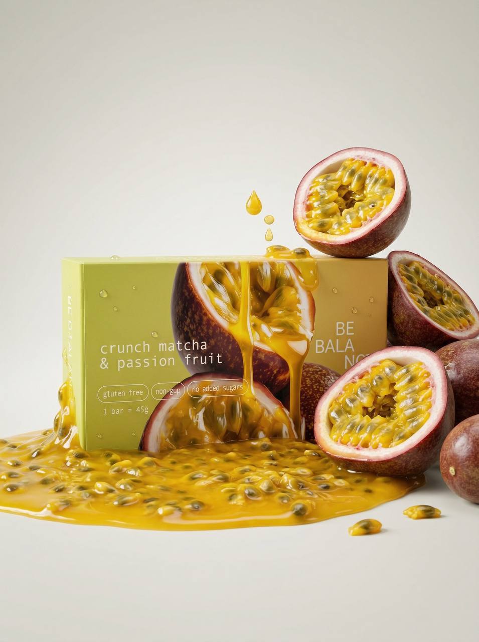 Crunch Matcha & Passion Fruit